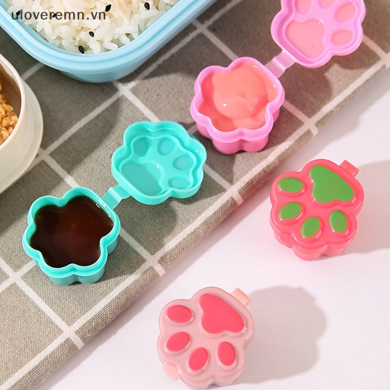 Uloveremn Bình Đựng Nước Sốt Mini Hình Động Vật Hoạt Hình Dễ Thương