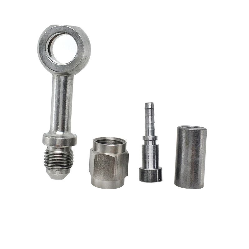 Đầu Ống Dẫn Dầu Phanh 0 / 28 / 75 Độ M10 Bằng Inox Chuyên Dụng Cho Xe Mô Tô