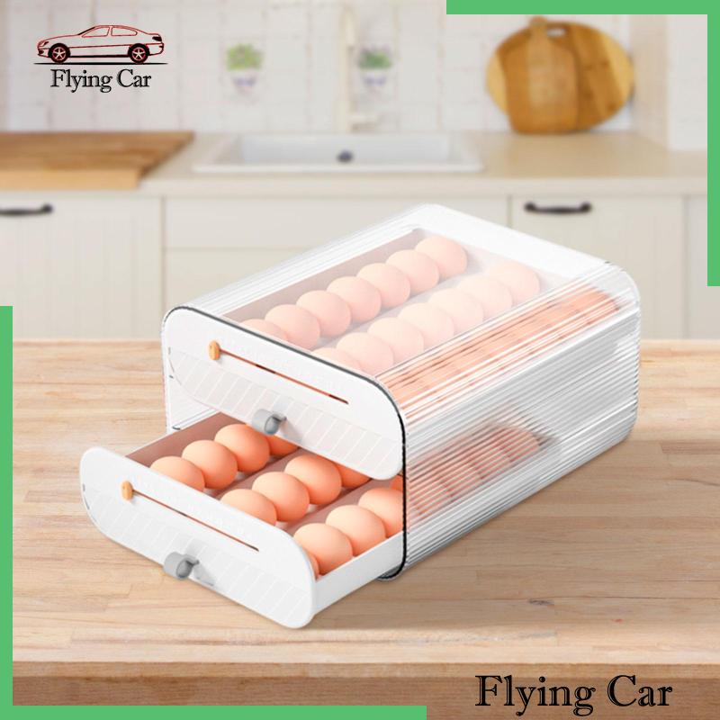 Khay Đựng Trứng Trong Suốt Có Thể Tái Sử Dụng Kèm Giá Đỡ Trứng Tiện Dụng Cho Nhà Bếp [Lzdjfmy