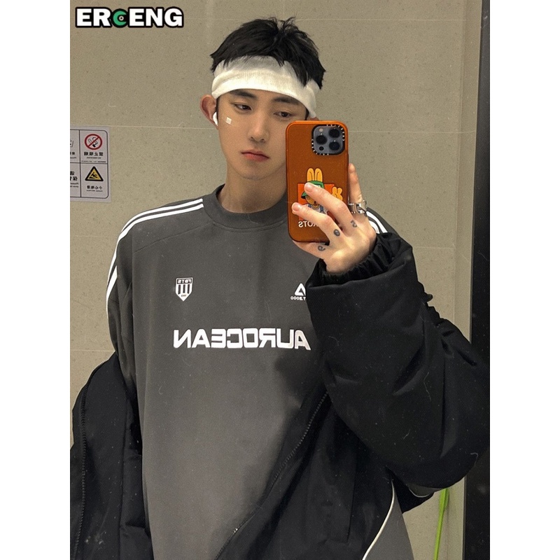 Áo Thun Tay Ngắn Dáng Rộng Phong Cách Hong Kong Thời Trang Mùa Hè Cho Nam