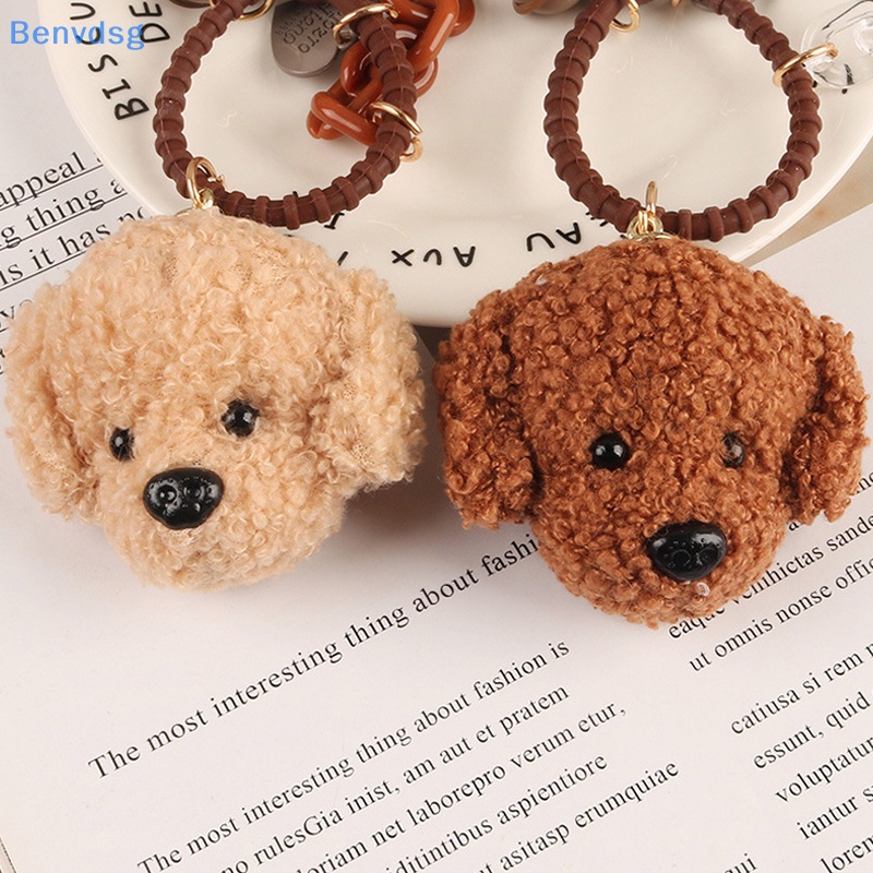 Benvdsg > Móc Khóa Cặp Đôi Hình Chú Chó Lông Xù Đáng Yêu DIY Chất Lượng Cao Phù Hợp Với Cặ