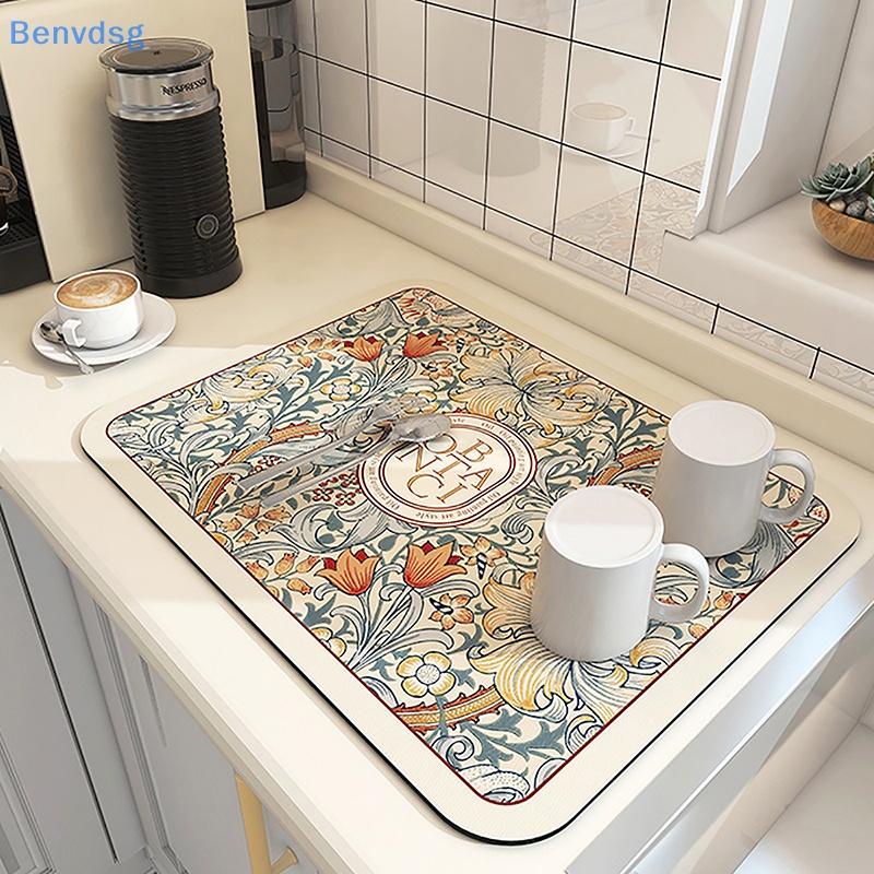 Benvdsg &gt; Thảm Cao Su Ráo Nước Siêu Thấm Hút Họa Tiết Retro