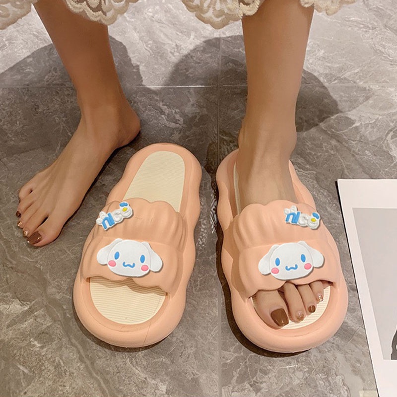 Dép MUCHAO đế bằng chống trượt thời trang cho nữ