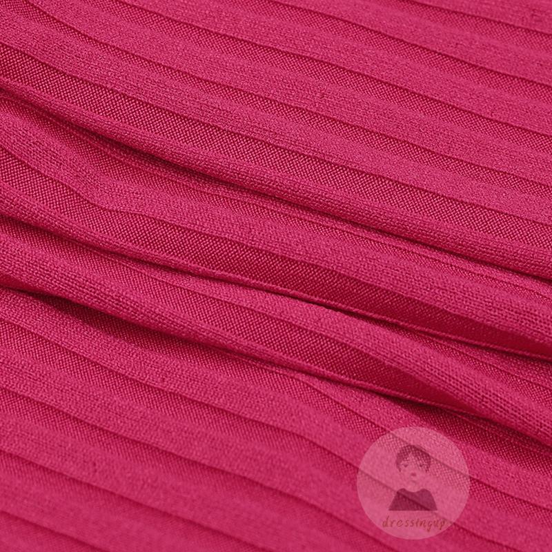 Áo Tank Top Dệt Kim Màu Trơn Cột Dây Cổ Thời Trang Cho Nữ