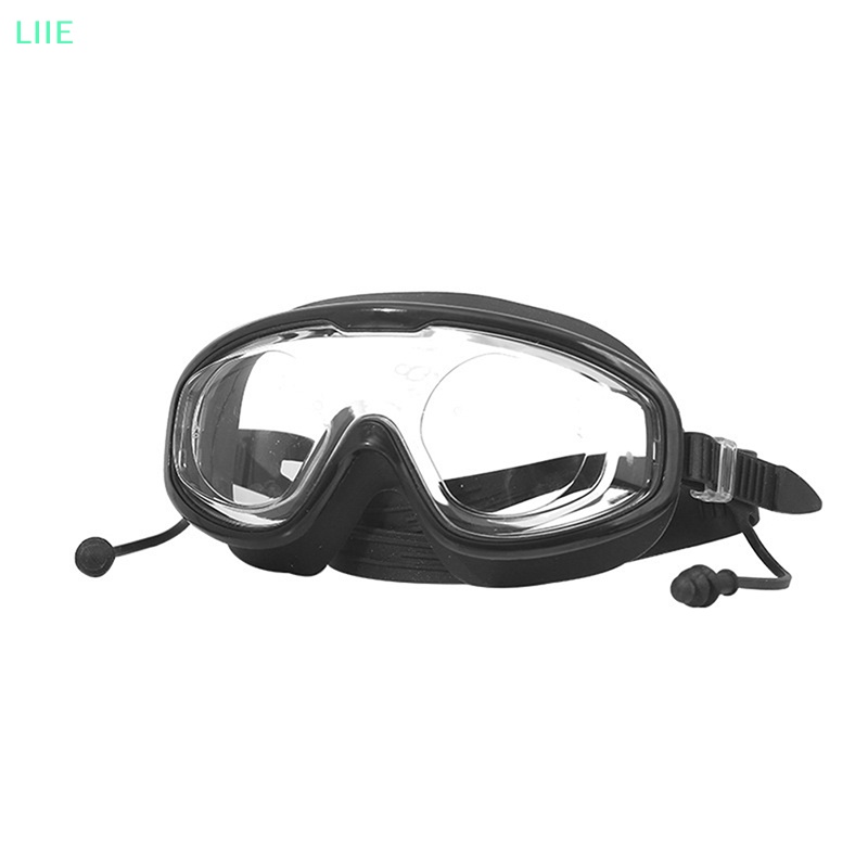 Kính Bơi Gọng Lớn Bằng Silicone Mềm Chống Nước & Sương Mù Cho Nam & Nữ