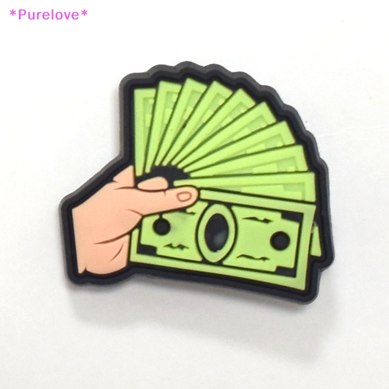 Set 15 Phụ Kiện Khóa Giày Bằng PVC Diy Dành Cho Bé Mới