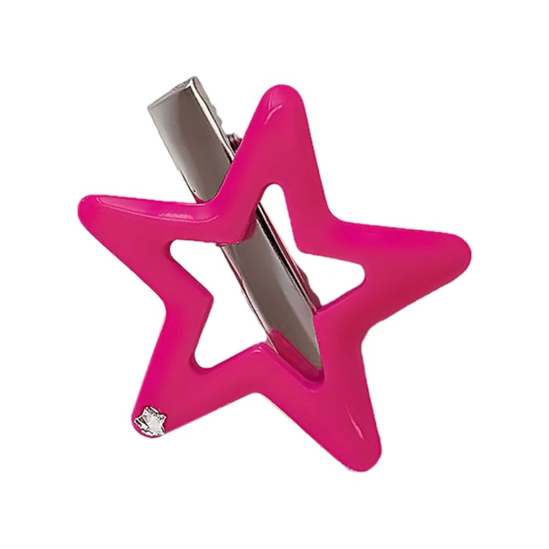 Kẹp Tóc Hình Ngôi Sao Năm Cánh Rỗng Đáng Yêu Thời Trang Cho Nữ