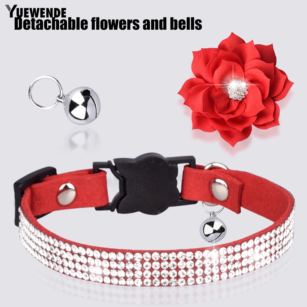 Vòng Cổ Thú Cưng Co Giãn Thoáng Khí Gắn Chuông Phản Quang