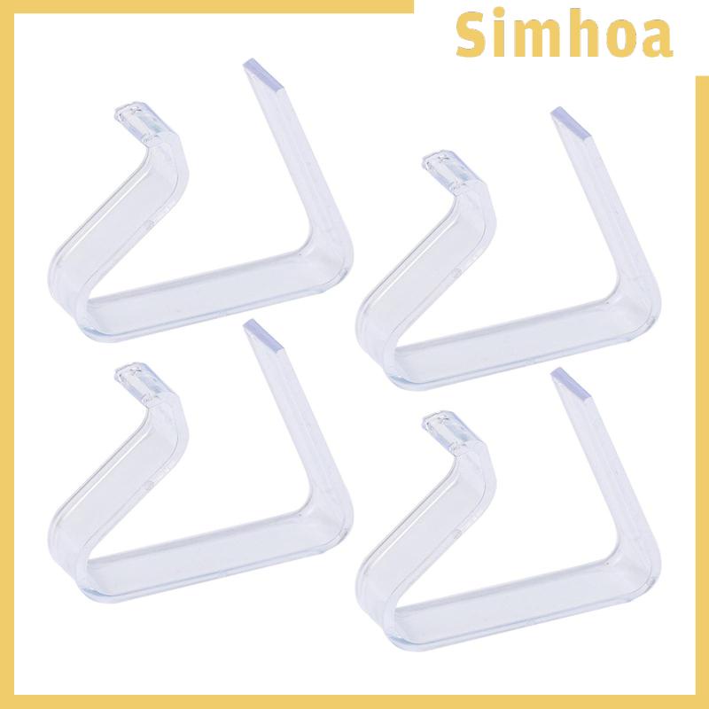 Set 4 Kẹp Giữ Khăn Trải Bàn Kích Thước Lớn Trang Trí Nhà Hàng / Tiệc Cưới / Giáng Sinh