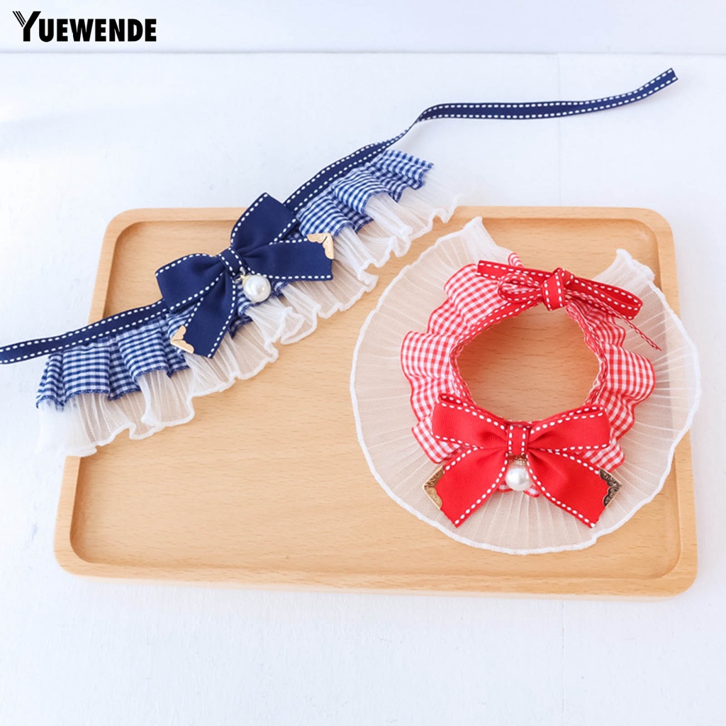 Vòng Cổ Họa Tiết Caro Dễ Thương Cho Thú Cưng