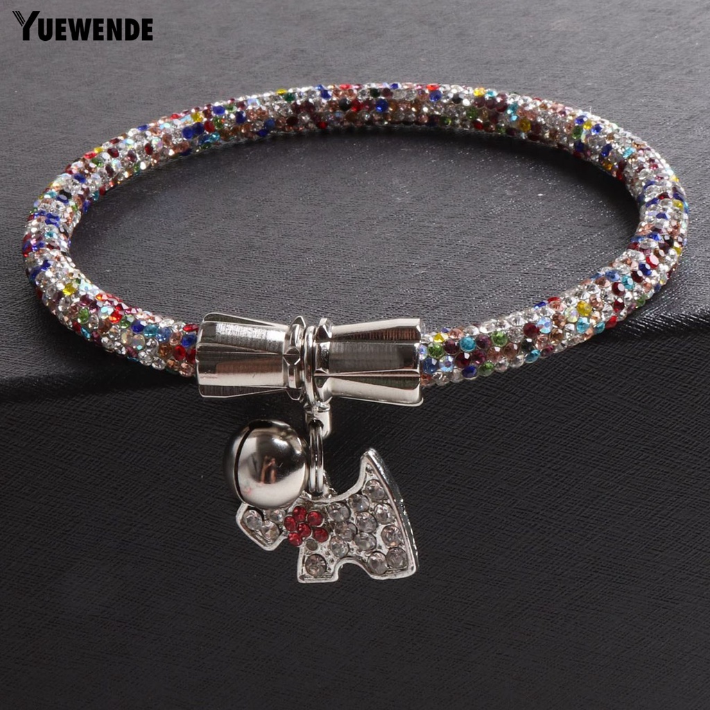 Vòng Đeo Cổ Bằng Nhựa Đính Đá Lấp Lánh Sang Trọng Bắt Mắt Cho Thú Cưng