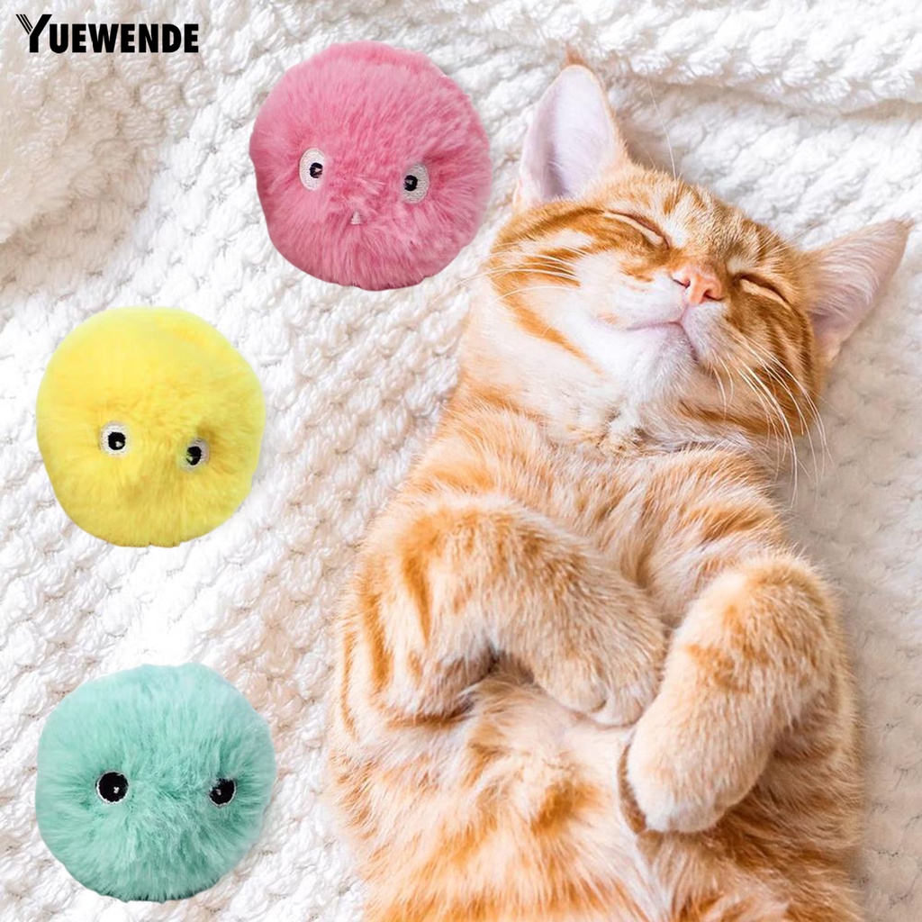 Đồ Chơi Bắt Bóng Bằng EVA Họa Tiết Hoạt Hình Phát Sáng Giúp Giảm Căng Thẳng Dành Cho Mèo Cưng