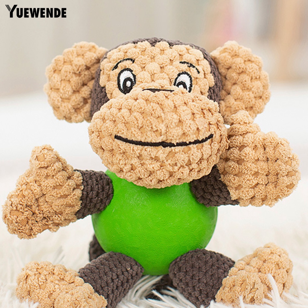 Đồ Chơi Nhồi Bông Hình Động Vật Dễ Thương Chống Trượt Cho Thú Cưng