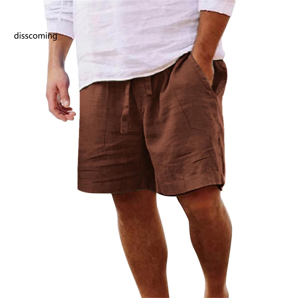 Áo Thun Tay Ngắn In Chữ SL| Quần Short Cotton Linen Mềm Mại Co Giãn Thoáng Khí Phối Dây Rút Thời Trang Mùa Hè Cho Nam