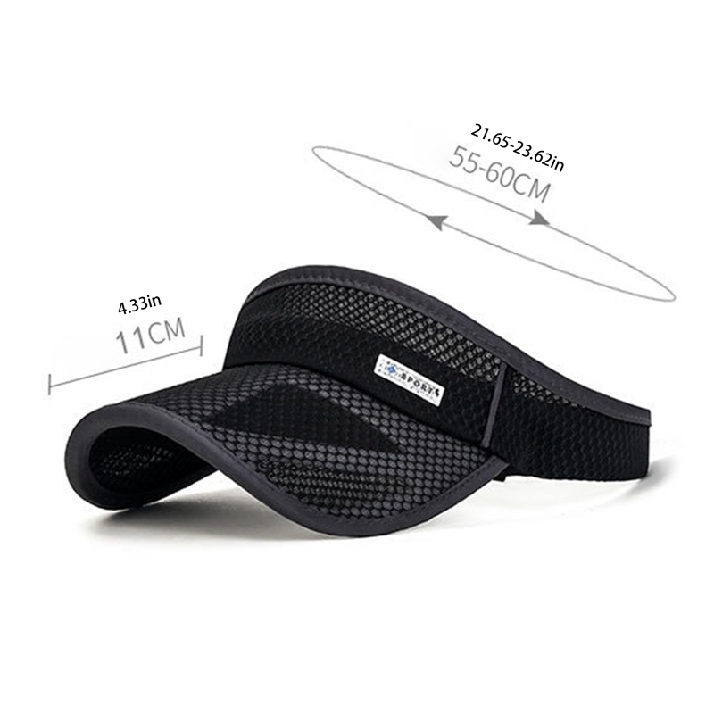 Mũ Lưỡi Trai Thể Thao Hở Chóp Che Nắng Khi Chạy Bộ / Chơi Tennis