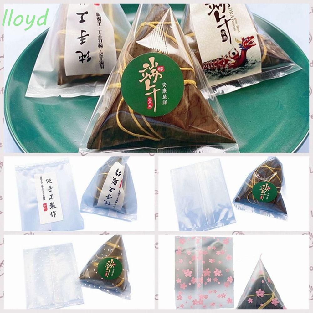 Lloyd Zongzi|Túi Đựng Bánh Quy Trong Suốt Họa Tiết Chấm Bi Cho Lễ Hội