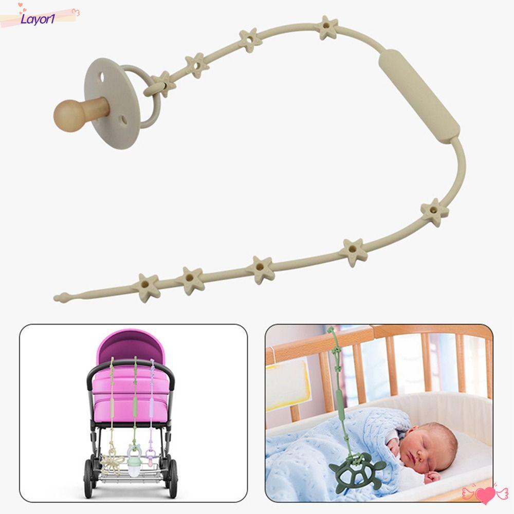 1 Dây Đeo Núm Vú Giả Bằng Silicone Chống Thất Lạc Cho Bé