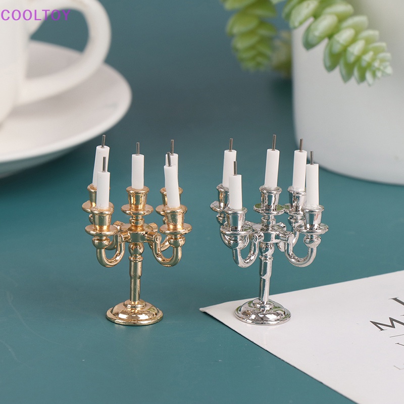 1 Cặp Tượng COOLTOY 1: 12 Mini Để Bàn Trang Trí Nhà Búp Bê