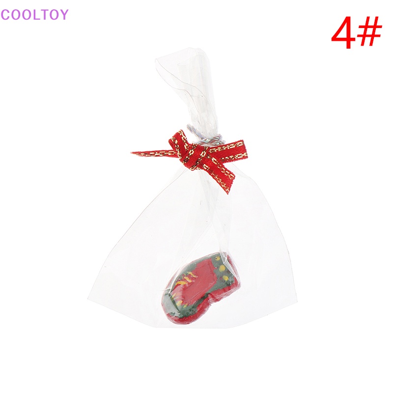 Cooltoy 1 Túi 1: 12 Đồ Chơi Mô Hình Bánh Quy Bánh Ngọt Giáng Sinh Hoa Tuyết Gấu Hươu Chim Cánh Cụt Trang Trí Tiểu C
