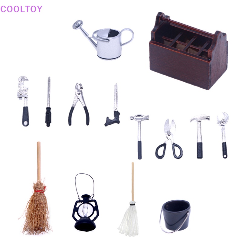 1 Bộ Dụng Cụ Sửa Chữa Nhà Búp Bê 1: 12