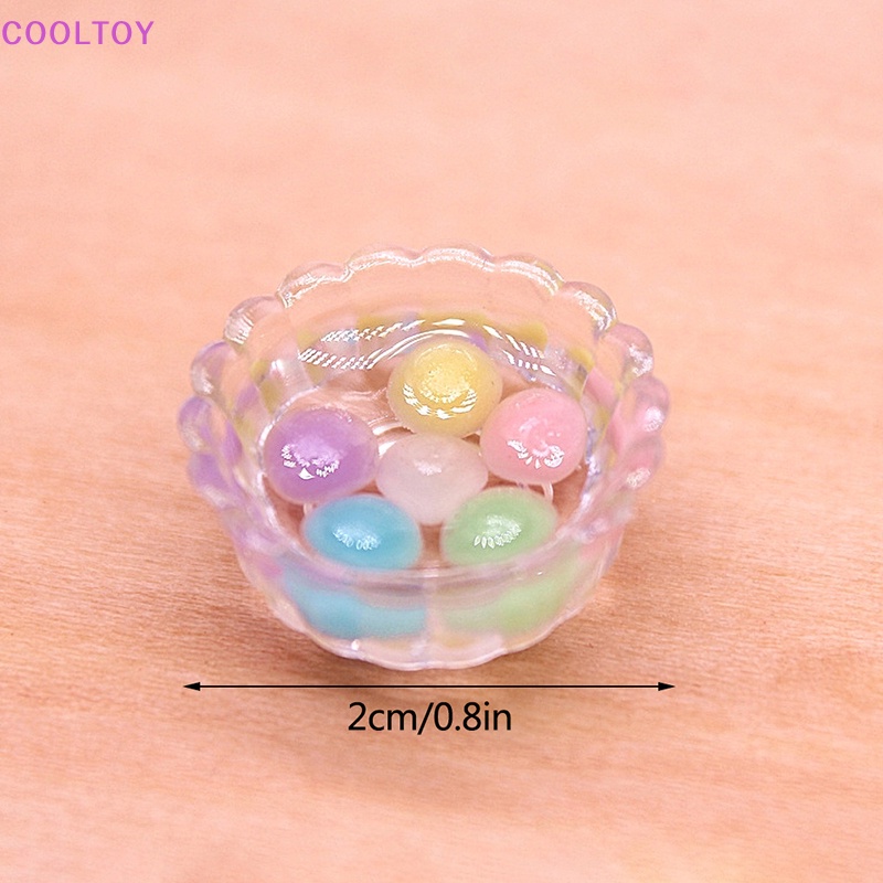 1 Bộ Bánh Bao Và Muỗng Mini Tỉ Lệ 1: 12 Trang Trí Nhà Búp Bê