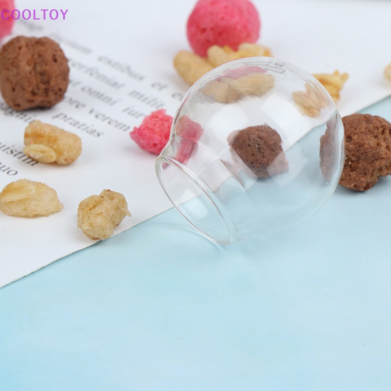 Cooltoy Hũ Thủy Tinh Đựng Bánh Kẹo Mini 1: 12 Có Nắp Cho Nhà Búp Bê