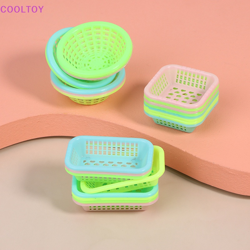 Bộ 5 Giỏ Đựng Rau Củ Quả Đồ Chơi BúP Bê Tỷ Lệ 1: 12