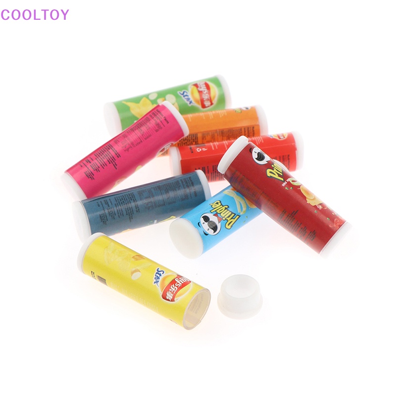 Set 4 Mô Hình Chai Khoai Tây Chiên Tỉ Lệ 1: 12 Dùng Để Trang Trí Nhà Búp Bê