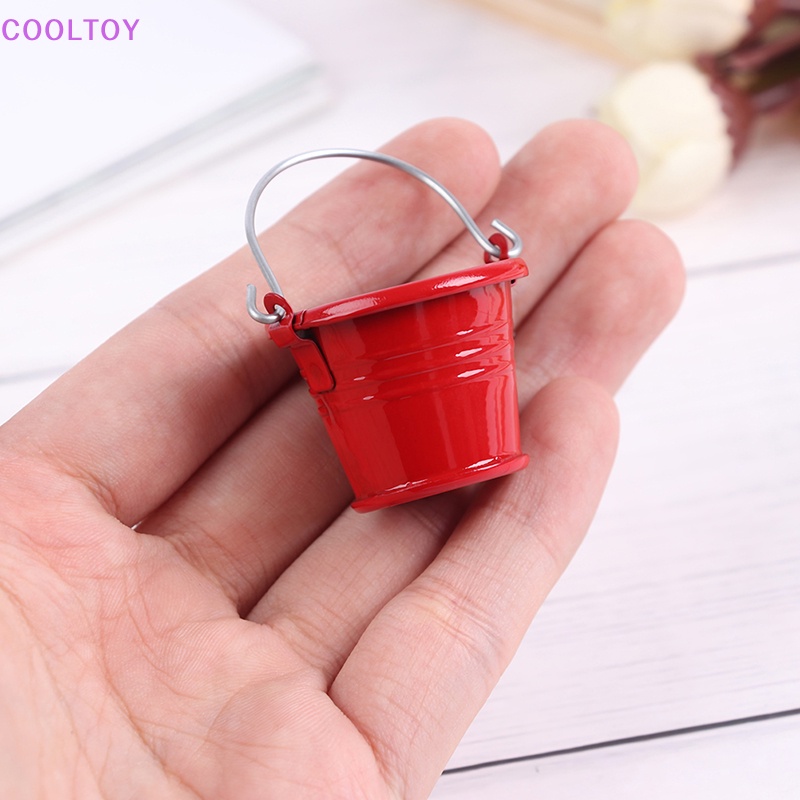 Cooltoy Xô Kim Loại Mini Trang Trí Nhà Búp Bê