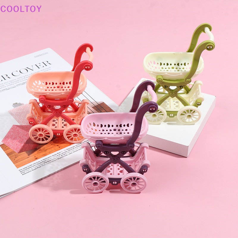 Cooltoy Mô Hình Xe Đẩy Siêu Thị Mini Trang Trí Nhà Búp Bê