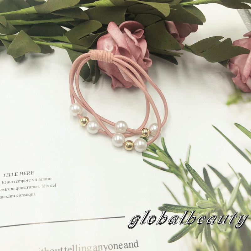 Dây Cột Tóc 3 Trong 1 Đính Ngọc Trai Giả Xinh Xắn Cho Nữ