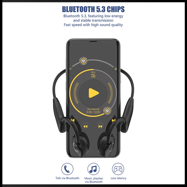 Tai Nghe Thể Thao Zevaret Bh328 Bộ Nhớ 32g Bluetooth 5.3 Chống Thấm Nước