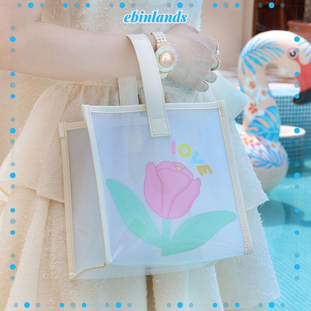 Túi Tote Bằng PVC Trong Suốt Dễ Thương Cho Mùa Hè