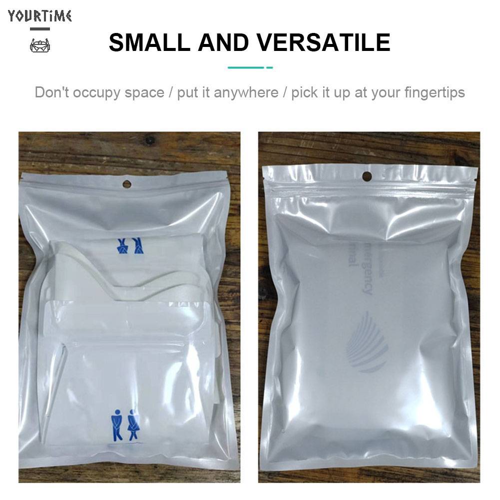 Túi Đi Vệ Sinh 700ml Tiện Lợi Cho Nam Nữ