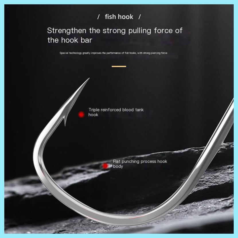 Móc Câu Cá Bằng Thép carbon Mềm Mại Nhiều Màu Sắc Chống Rơi Vỡ