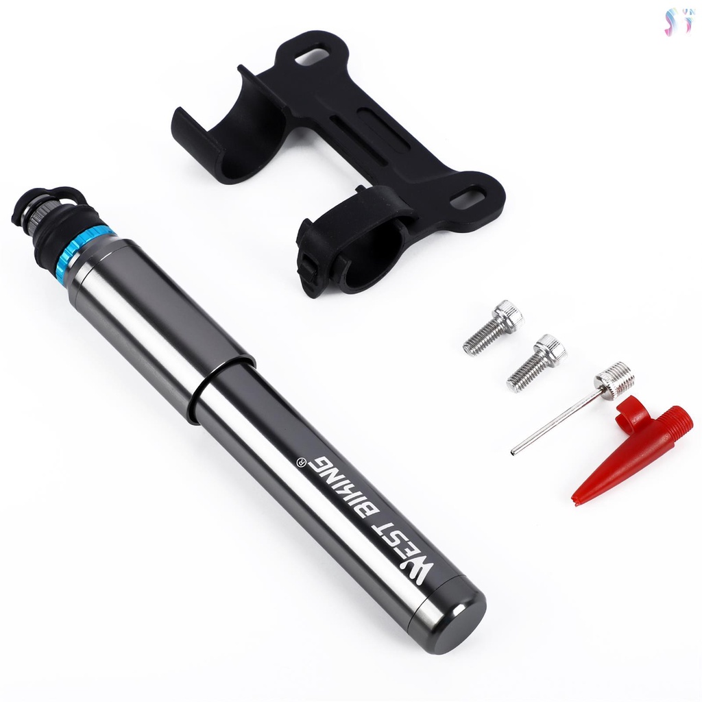 Bơm Xe Đạp 150PSI Presta & Schrader Kèm Kim Bơm Hơi Đa Năng
