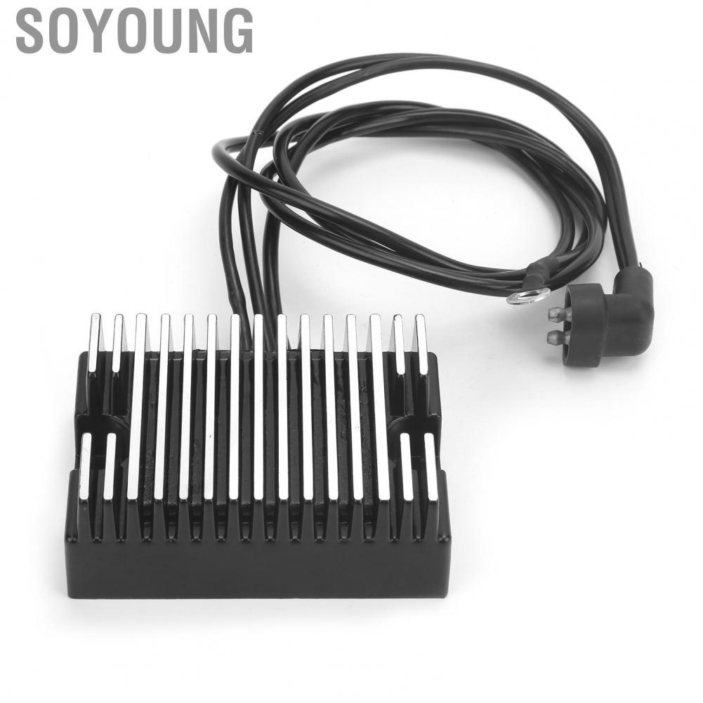 Soyoung Voltage Regulator Aluminium Alloy Rectifier 74519‑88 H1988 Fit for Big Twin models 1989-1999