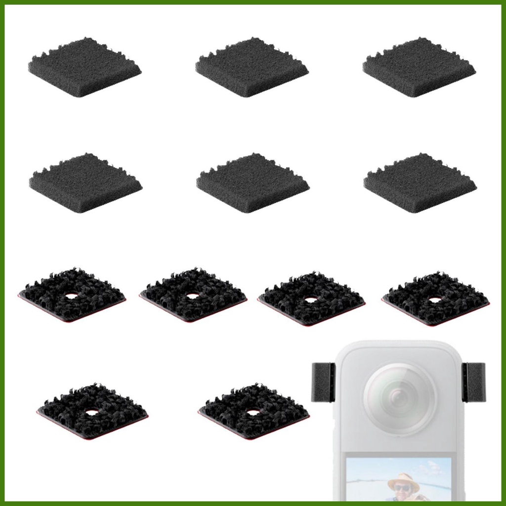 Set 6 Miếng Xốp Chắn Gió Cách Âm Gắn Camera Insta X3