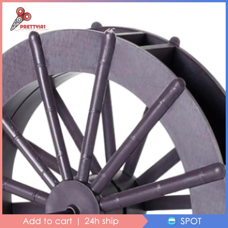 [Prettyia1] Mô Hình Bánh Xe Xoay Đài Phun Nước Phong Thủy Tự Làm