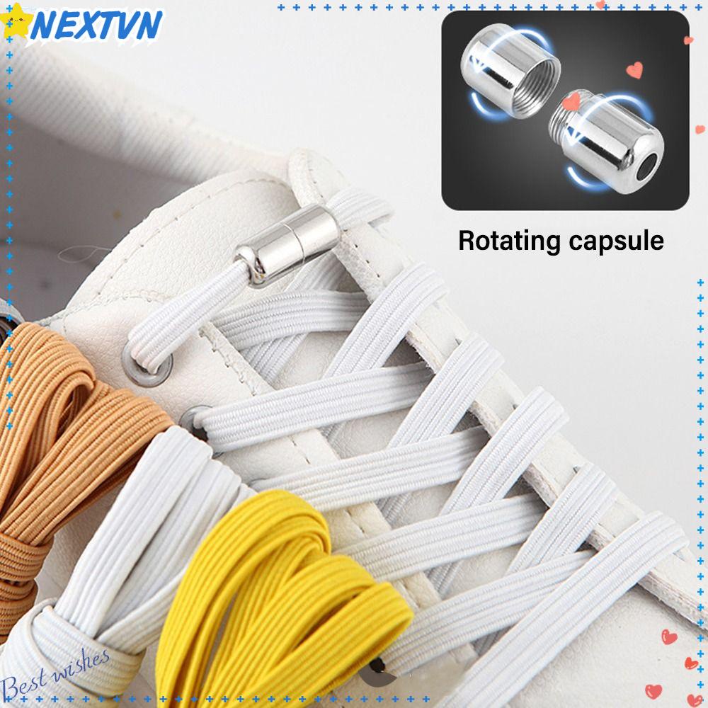 Set 3 Cặp Khóa Dây Giày Co Giãn Không Cần Buộc Dành Cho Người Lớn Và Trẻ Em