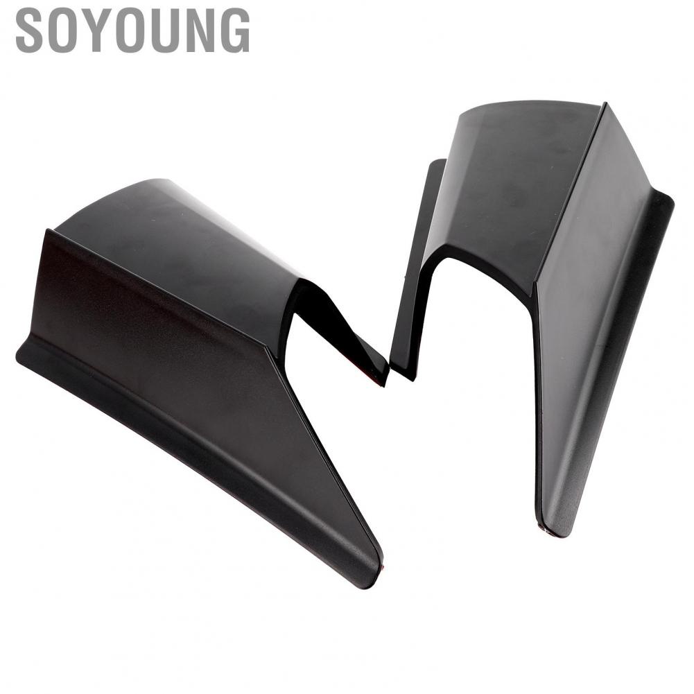 Soyoung Pair Matte Black GP Winglets Aerodynamic Wing Fairing Side Spoiler Fit for Honda ADV 150 2019‑2021