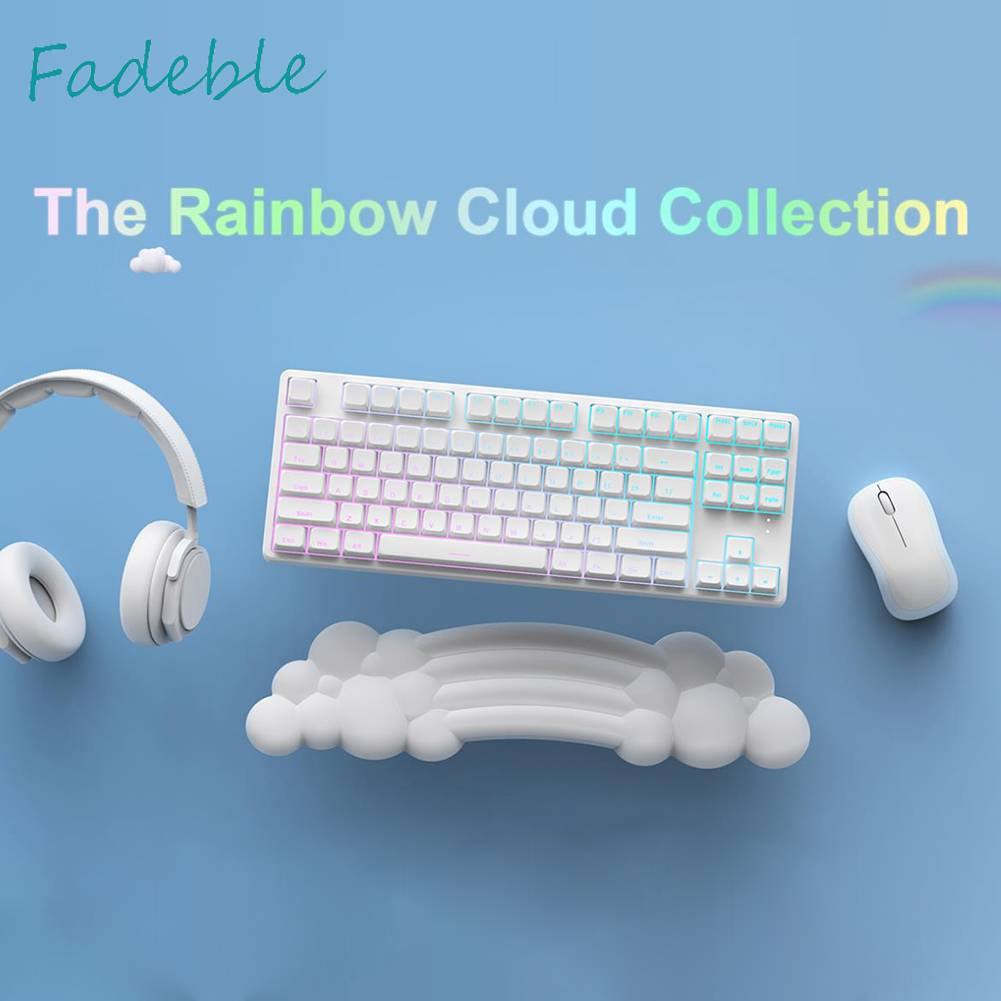 Đệm Cổ Tay Bấm Bàn Phím Máy Tính Giảm Đau Hình Đám Mây