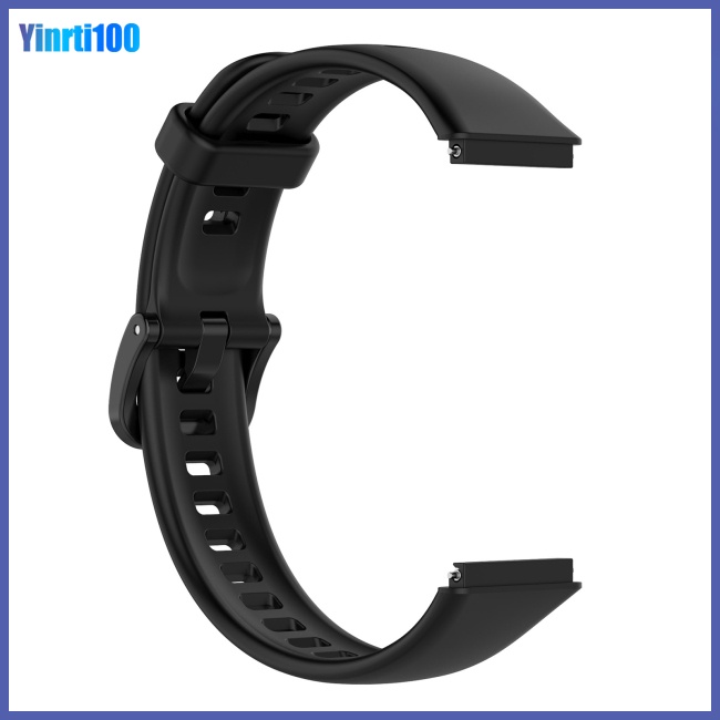 Dây Đeo Thay Thế Chất Liệu Silicon Màu Trơn Phong Cách Thể Thao Cho Huawei Band 7