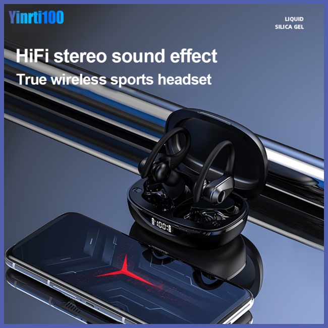 Tai Nghe Nhét Tai Yinrti Lenovo Lp75 Bluetooth Không Dây Pin 5.3 Có Đèn Led Hiển Thị Âm Thanh Sống Động