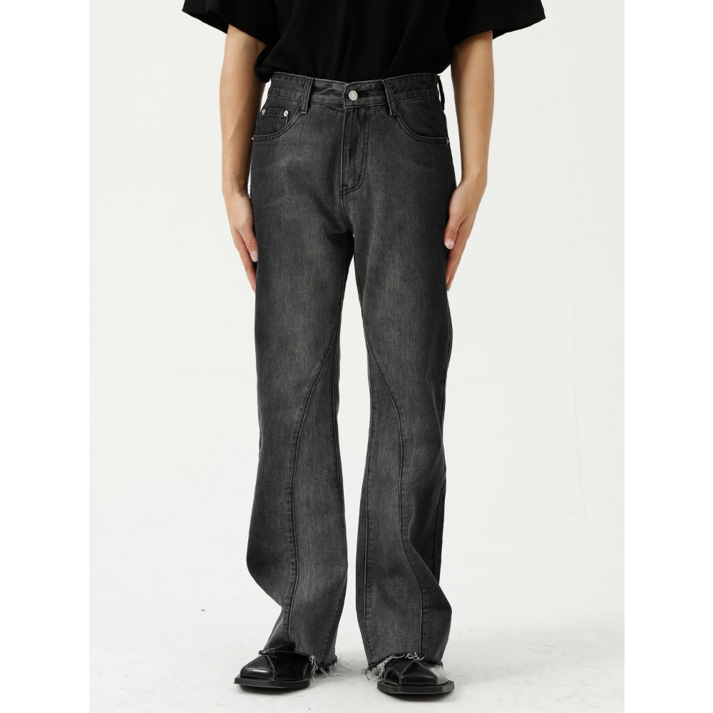 Voguo Rơ Le Phong Cách Niche Nhuộm Màu Gradient Dáng Rộng Eo Vừa Có Nắp Đậy Nhẹ Nhàng Cho Nam Và Nữ