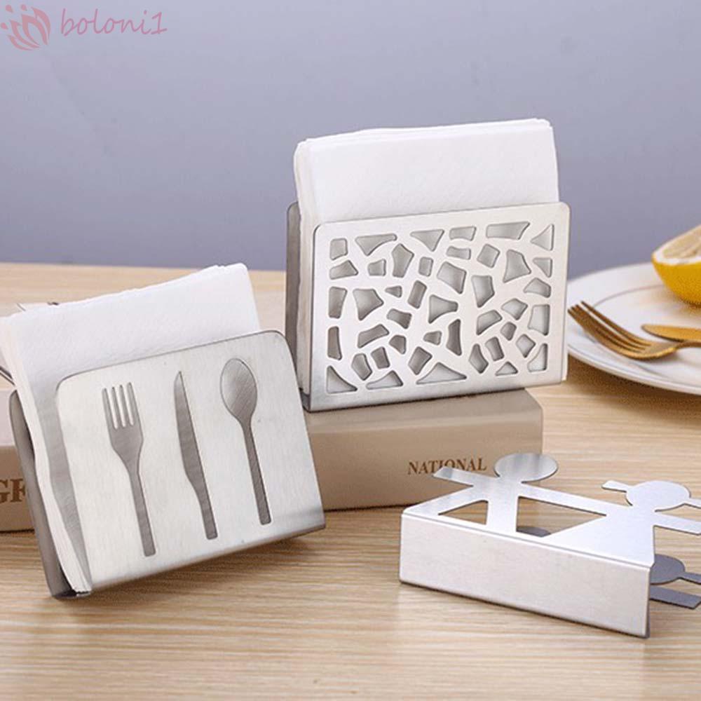 Giá Đỡ Khăn Giấy Bằng Kim Loại Sang Trọng Phong Cách Phương Tây