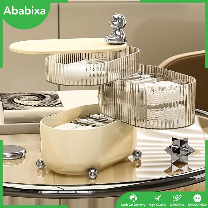 [Ababixa] Giá Đỡ Mỹ Phẩm / Đồ Trang Điểm Dạng Xoay 360 Phù Hợp Với Nhiều Loại Mỹ Phẩm / Son Môi