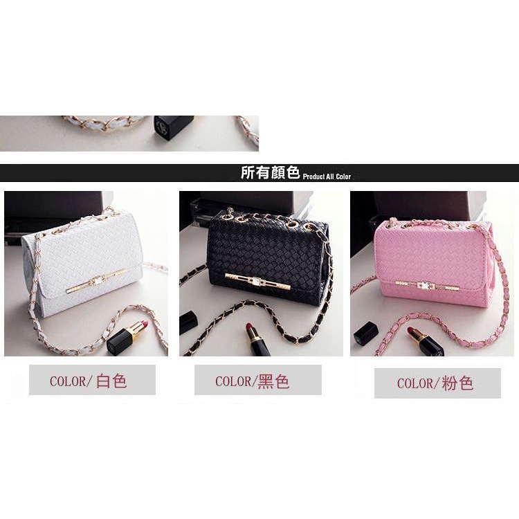Túi Đeo Chéo Một Mảnh Phối Dây Xích Thời Trang Mùa Hè Dễ Phối Đồ Dành Cho Bạn Nữ