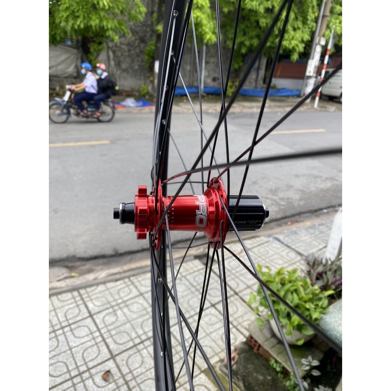 Bộ bánh xe đạp đùm cối nổ, vành Duroc 30 - 27.5 inch