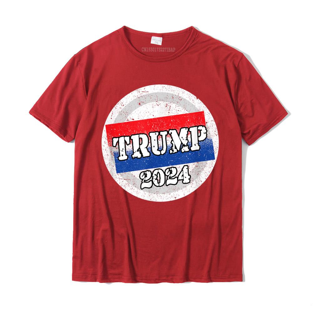 Áo Thun In Hình Trump 2024 Kiểu Vintage Cá Tính Cho Nam Và Nữ